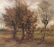 Autumn Landscape with Four Trees (nn04) Vincent Van Gogh